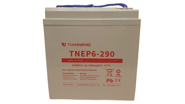 ΜΠΑΤΑΡΙΑ TIANNENG TNEP6-290 VRLA AGM-GEL 6V 290AH c20